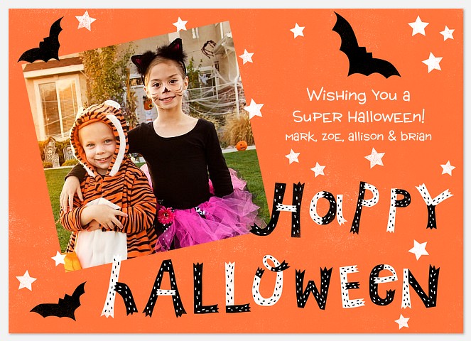 Magical Night Halloween Photo Cards