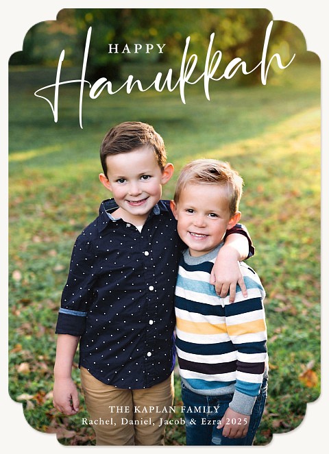 High Heading Hanukkah Cards