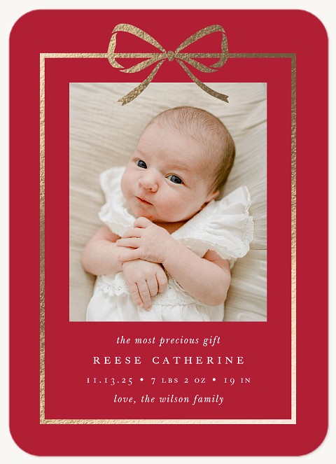Perfectly Wrapped Personalized Holiday Cards