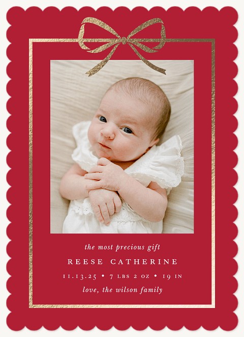 Perfectly Wrapped Personalized Holiday Cards