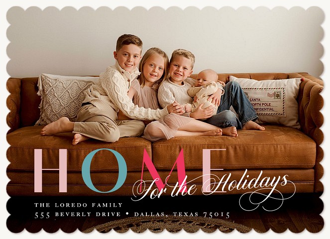 Bright Home Personalized Holiday Cards