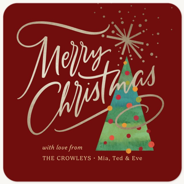 Festive Trimmings Personalized Holiday Cards