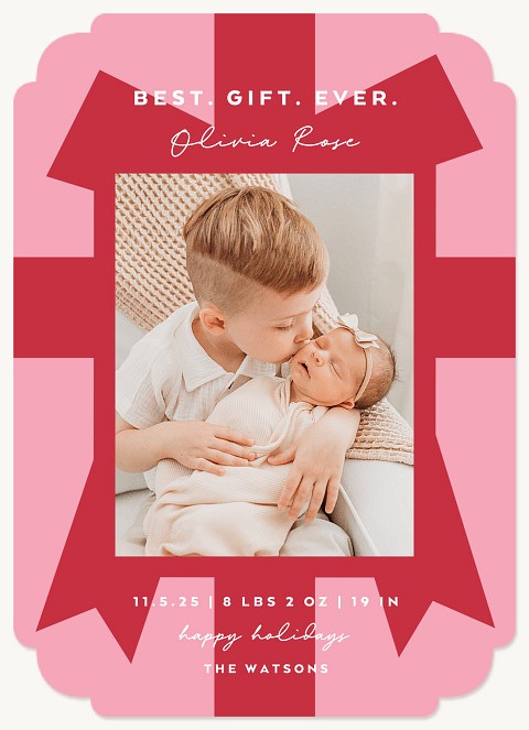 Best Bow Personalized Holiday Cards