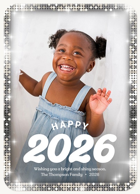 Razzle Dazzle Personalized Holiday Cards