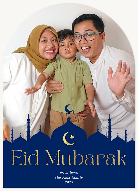 Moonlit Silhouette Eid Cards