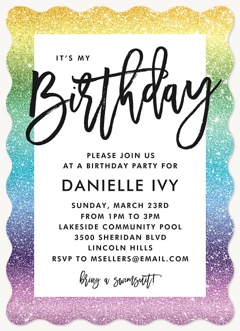 Magic Birthday Kids Birthday Invitations