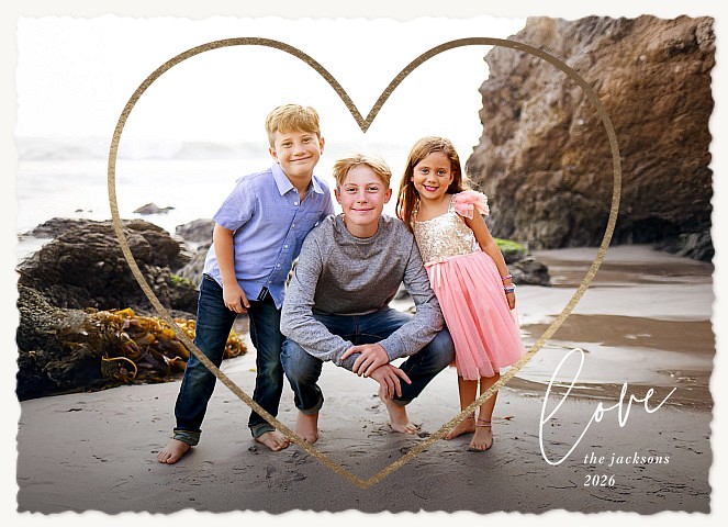 Heartfelt Frame Valentines Cards