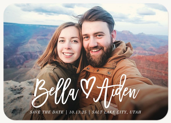 You & Me Save the Date Cards