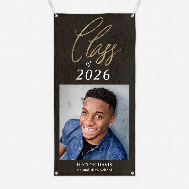 Class Act Graduation Photo Banner  Graduation Banners
