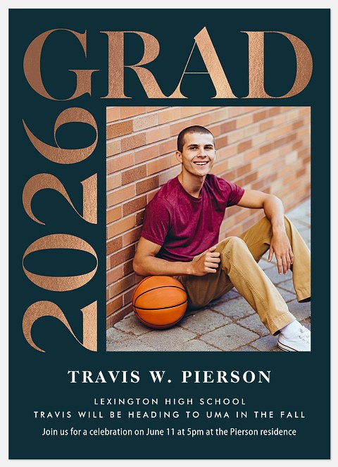 All Around Edge Graduation Cards