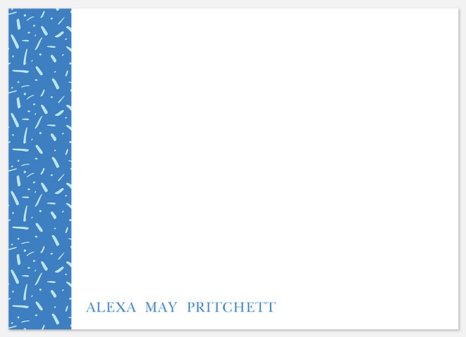 Confetti Stripe Thank You Cards 