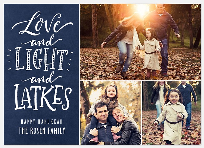 Lots of Light Hanukkah Photo Cards