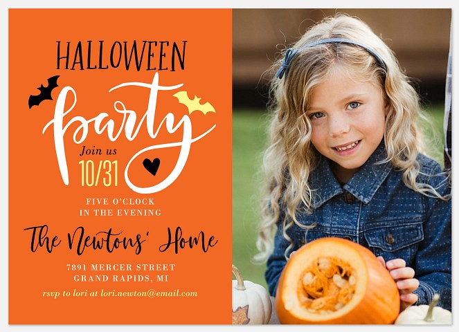 Bat-tastic Halloween Photo Cards