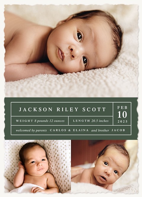 Special Delivery Baby Announcements