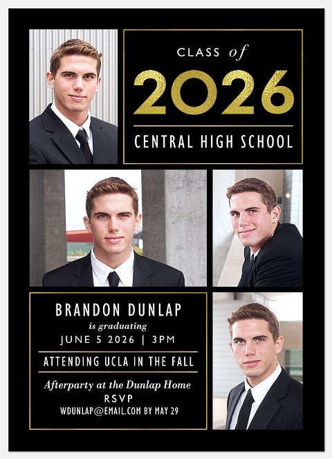 Boldly Modern Graduation Cards