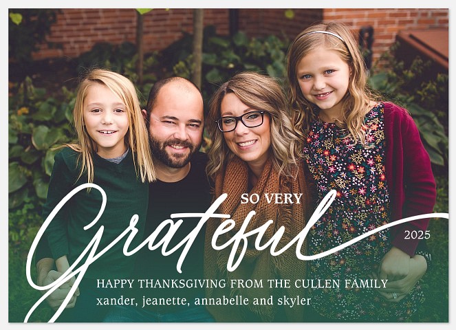 Oh So Grateful Thanksgiving Cards