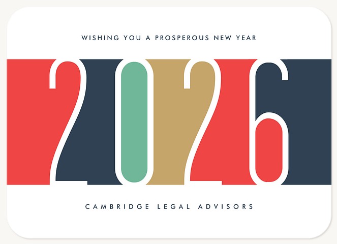 Brightest year Business Holiday Cards