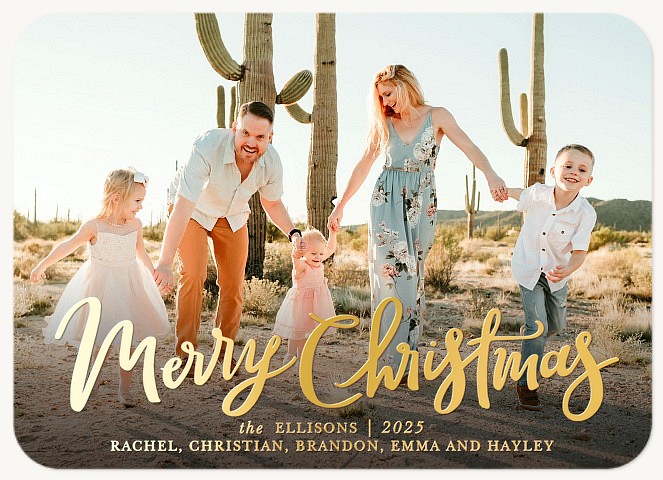 Simply Handlettered Christmas Cards