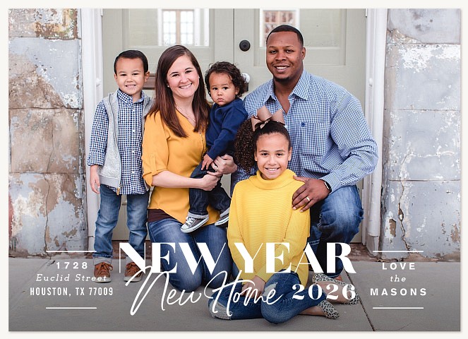 New Home New Year's Cards