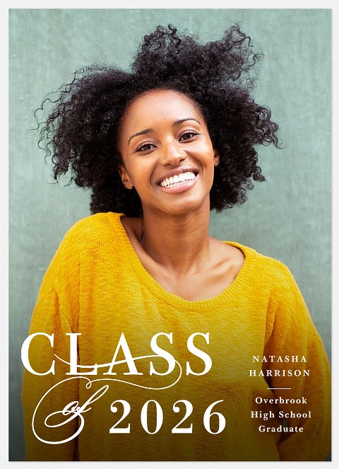Refined Style Graduation Cards