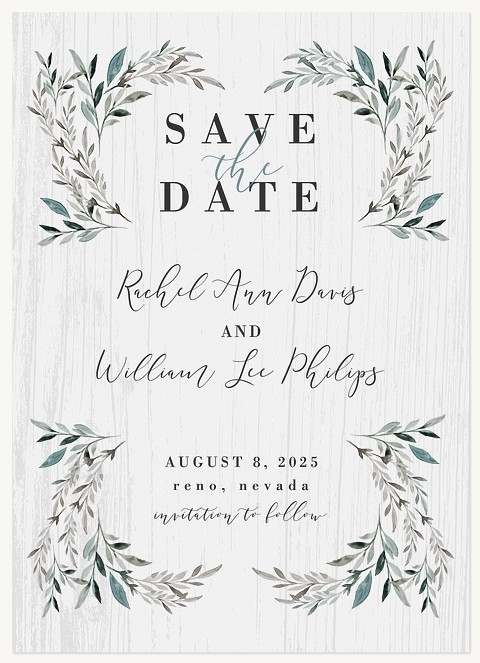 Vineyard Save the Date Cards