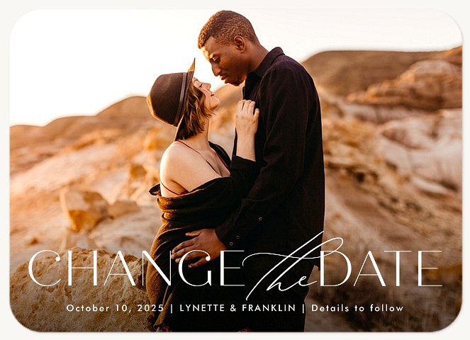 Delicate Edit Change the Date Cards