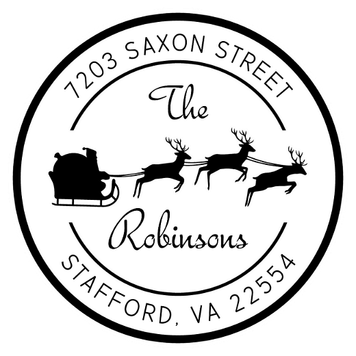 Santa Mail | Custom Rubber Stamps