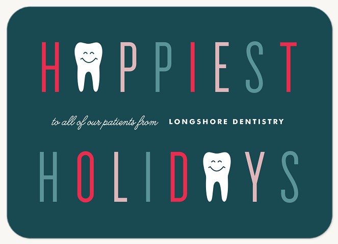Happy Teeth Business Holiday Cards