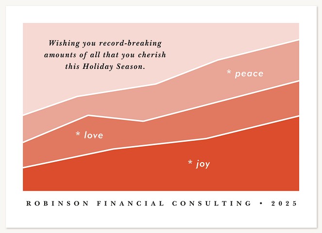 Off The Charts Business Holiday Cards