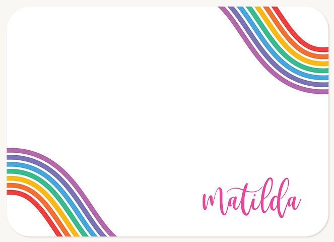 Chasing Rainbows Stationery For Kids