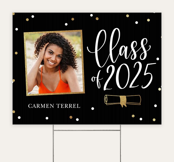 Shining Diploma Custom Yard Signs