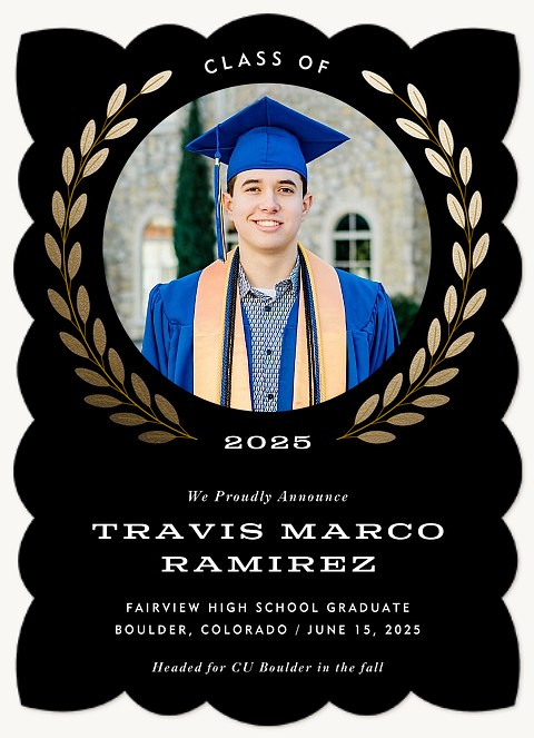 Noble Laureate Graduation Announcements
