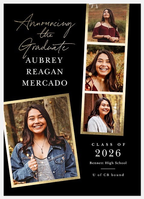 Gilded Collection Graduation Cards