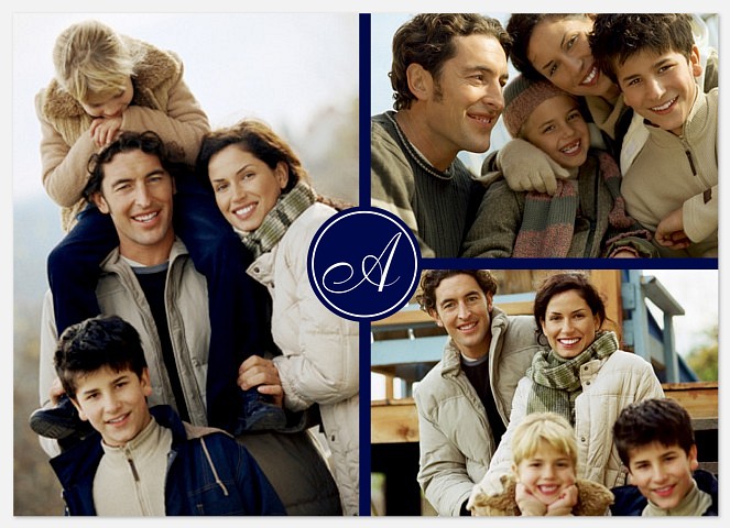 Blue Script Initial Create Your Own