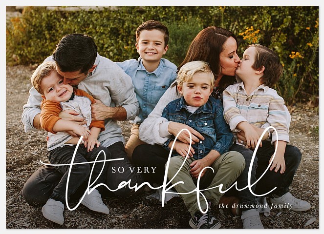 So Very Thankful Thanksgiving Cards