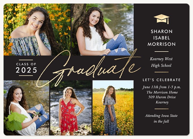 Graduate Glimmer Graduation Cards