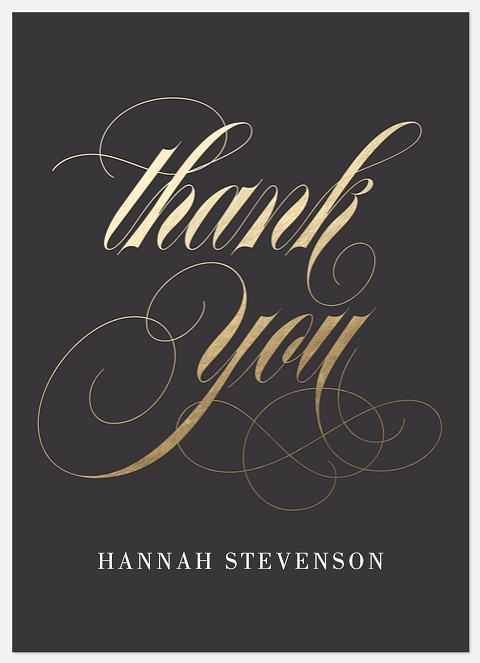Shining Celebration Thank You Cards 