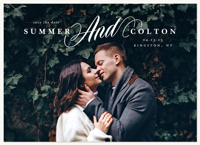 Intertwined Save the Date Cards