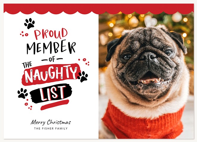 Proud Pet Personalized Holiday Cards