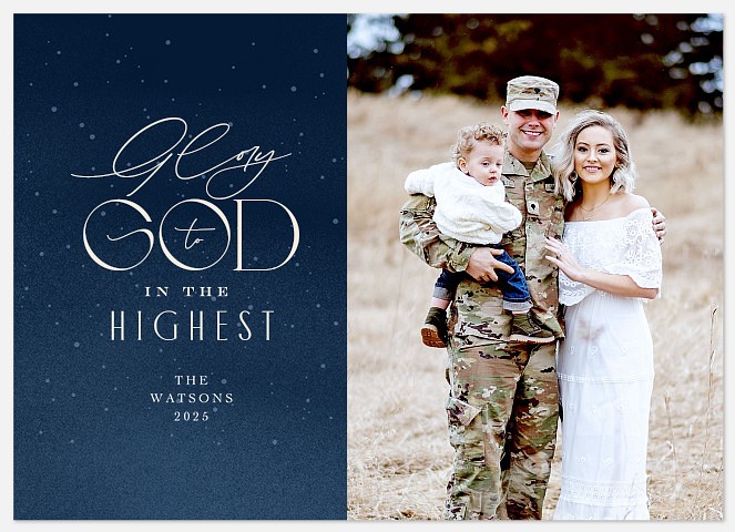Glorious Night Holiday Photo Cards