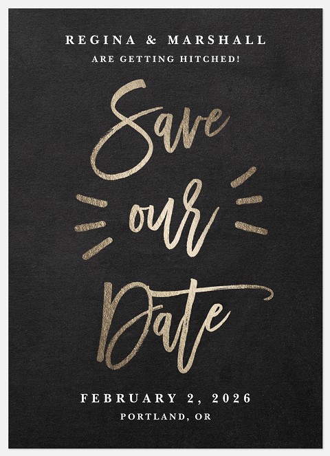 Love Spark Save the Date Photo Cards