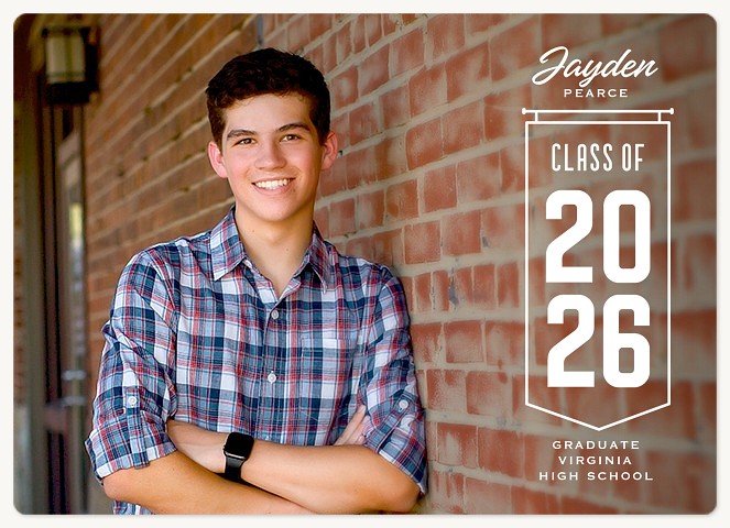 Suspended Banner Graduation Cards