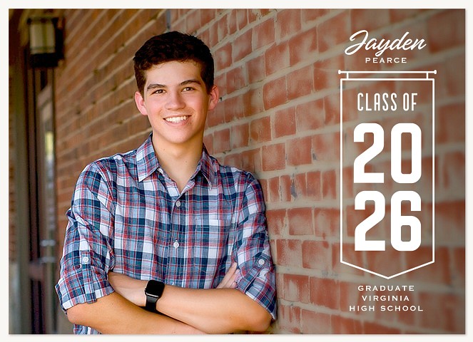 Suspended Banner Graduation Cards