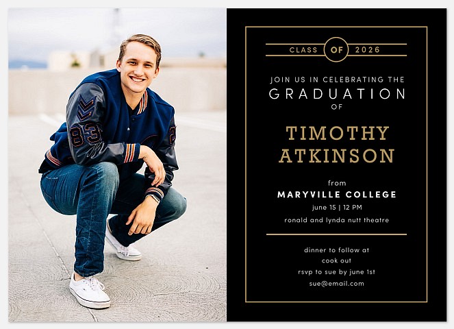 Framed Celebration Graduation Cards