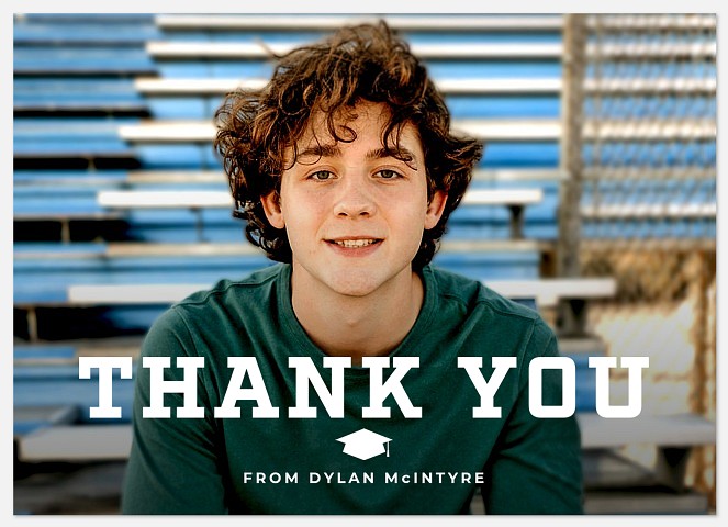 Athletic Landscape Thank You Cards 