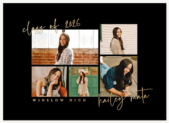 Signed Chalkboard Graduation Cards