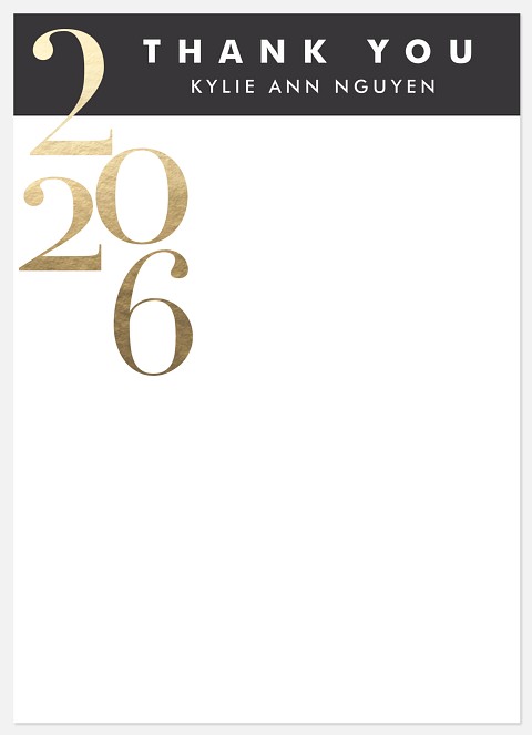 Shining Year Thank You Cards 