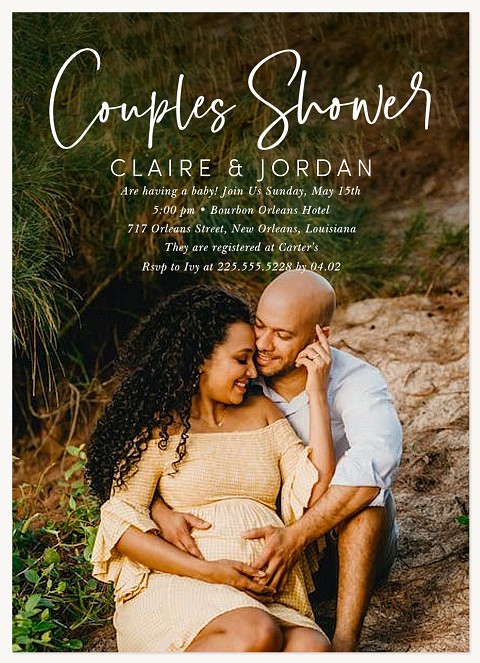 Couple Goals Baby Shower Invites