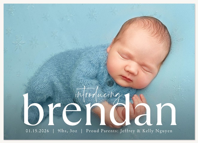 Sweet Name Baby Announcements