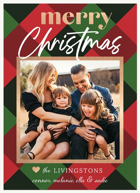 Square Holiday Personalized Holiday Cards